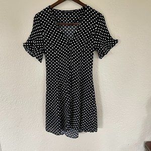 Zara ⚫️ Polka Dot Mini Dress